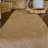 Cookie Corduroy Table Runner