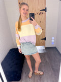 Washed Denim Skort