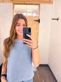 Sleeveless Knit Sweater