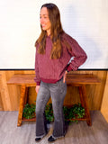 Pinstripe French Terry Hoodie