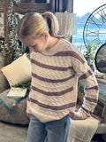 Lurex Striped Sweater