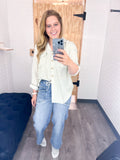 Stripe Collared Button Down Lightweight Shirt