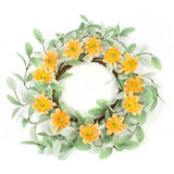 Light Orange Flower Large Ring