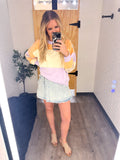 Washed Denim Skort