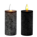 4 In Black Led Votive