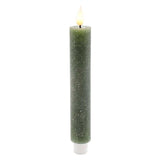 8 Inch Green Thick Led Taper