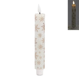 Golden Snowflake Led Taper