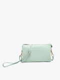 Riley Crossbody/wristlet In Lt. Mint