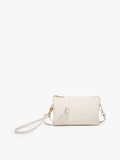 Riley Crossbody/wristlet In Linen