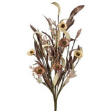 24" Natural Millet Autumn Spray
