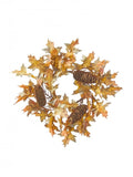 12" Autumn Maple Leaf Candle Ring