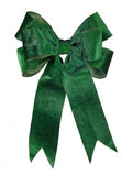 14" Velvet Premade Bow with Dove Tail