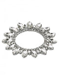 6.5" Faux Jewel Candle Ring