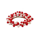 7" Shiny/Beaded Candle Ring
