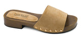 Mind Your Business - Camel Faux Suede