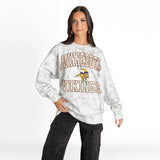 Minnesota Vikings Whiteout Premium Drop Shoulder Pullover