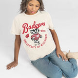 Wisconsin Badgers You Know Our Name Classic Fit Cotton Blend Crewneck Tee