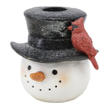 Large Cardinal Snowman Head