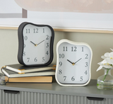 9" Metal Table Clock