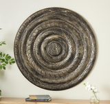 48" Wood Carved Wall Decor