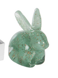 Glass Mini Mint Bunny