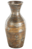 Lacquer Bamboo Vase 8w, 18h