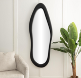 63" Wooden Wall Mirror