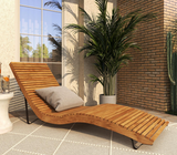 Teak Comfort Lounger