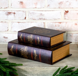 Vintage Merry Christmas Storage Books