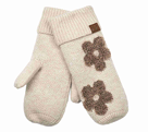 Daisy Pattern Mittens