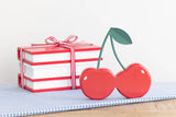 Metal/Wood Cherry Figurine