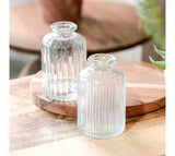 4" Clear Glass Bottle