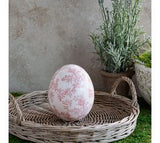 6.5" Rose Heirloom Egg