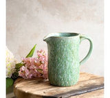 6.9" Green Glazed Pitcher