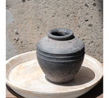 7" Charcoal Deco Vase