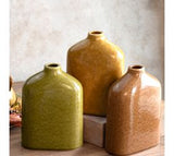 9.7" Autumn Color Ceramic Vases