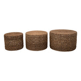 Hand-Woven Nesting Tables