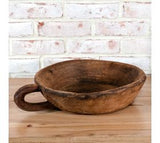 18" Wood Parat W/ Handle Heavily  Distressed