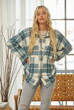 Brushed Light Weight Plaid Shacket