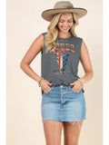 Rodeo America Est 1776 Graphic Top