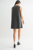 Brushed Tank Knit Sweater Mini Dress