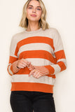 Bold Striped Pullover Sweater