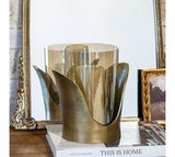 10" Brass Ant. Candle Holder