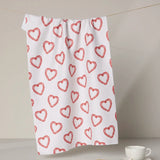 Soft Heart Tea Towel