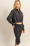 Elastic Hem Poplin Shirts