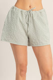 Gingham Relaxed Fit Shorts