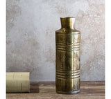 10.5" Burnt Champagne Alum. Vase