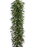 9' Garland with Lights