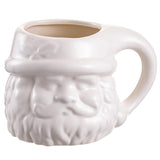 4.5" Ceramic Santa Vase - Cream