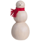 6.5" Snowman With Scarf